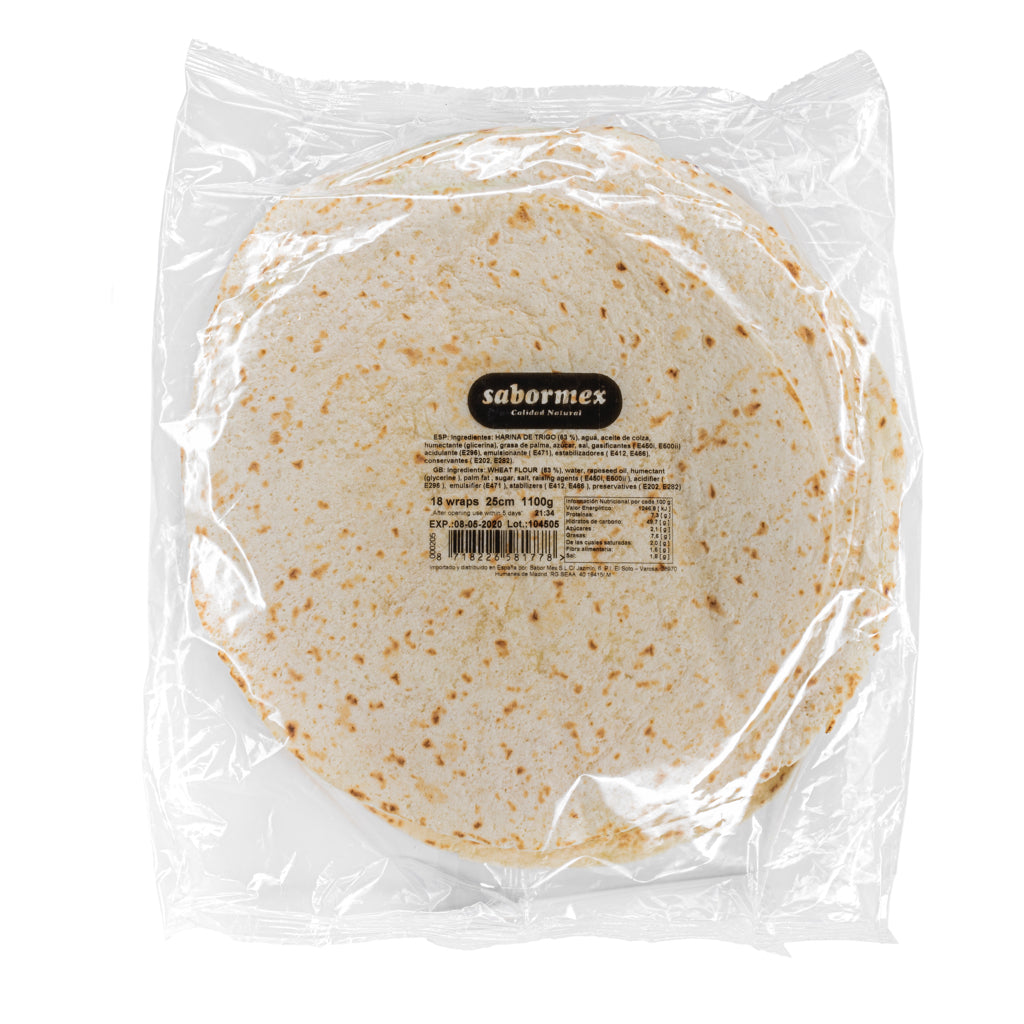 SABORMEX Tortillas de Trigo (Pack 18uds)